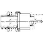 PCL722AH, Разъем Питания DC, Гнездо, 3 А, 2 мм, Монтаж в Панель, Сквозное Отверстие