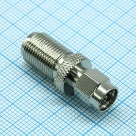 FJ-SMAP, Разъём высокочастотный, переходник SMA штекер - F гнездо