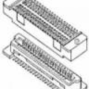 61082-104402LF, Board to Board &amp; Mezzanine Connectors BERGSTAK R4 100P REC