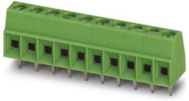PCB terminal, 8 pole, pitch 3.5 mm, AWG 26-16, 13.5 A, screw connection, green, 1751303