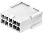 4282-3-10-D, Conn Housing PL 10 POS 4.2mm Crimp ST Cable Mount White Bag