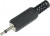 NP-101 (SP113-1), Аудио штекер моно 2.5мм