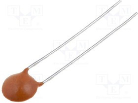 CC-820, Конденсатор: керамический, 820пФ, 50В, ±10%, THT, 2,54мм CC-820, Конденсатор: керамический, 820пФ, 50В, ±10%, THT, 2,54мм