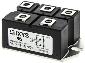 VUO82-12NO7, Диодный мост, 3-фазный, 88А, 1200В VUO82-12NO7, Диодный мост, 3-фазный, 88А, 1200В