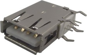 GSB19110KEU, Разъем USB, USB Типа A, USB 2.0, Гнездо, 4 вывод(-ов), Монтаж в Сквозное Отверстие, Прямой Угол GSB19110KEU, Разъем USB, USB Типа A, USB 2.0, Гнездо, 4 вывод(-ов), Монтаж в Сквозное Отверстие, Прямой Угол