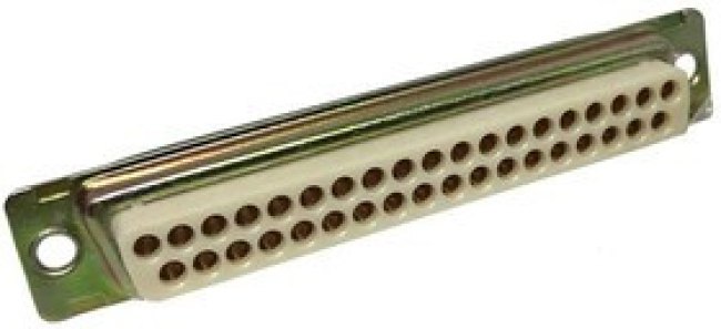 DCMA37SF225, D-Sub Standard Connectors D-Sub, 37 Skt/ crimp term, SST shell