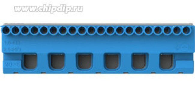 ZK206B Клеммник самозажимной N20x4+6x25мм