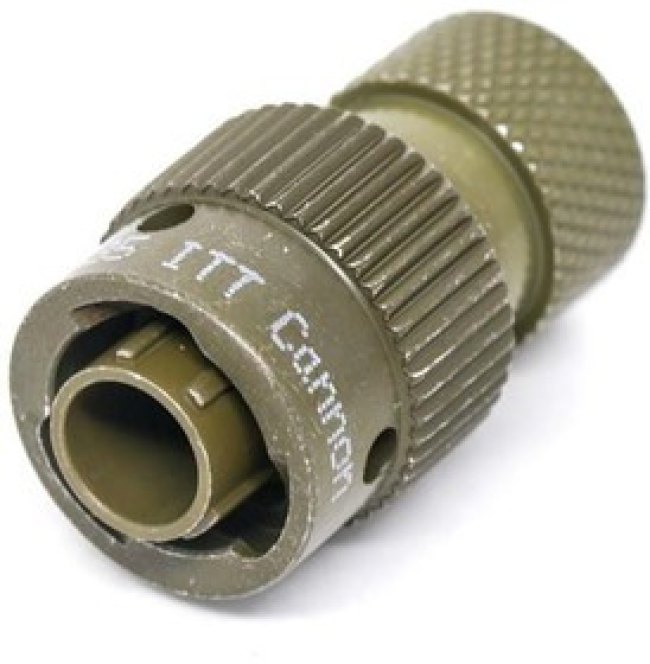 KPSE08E10-6P, Circular MIL Spec Connector KPSE 6C 6#20 PIN PLUG