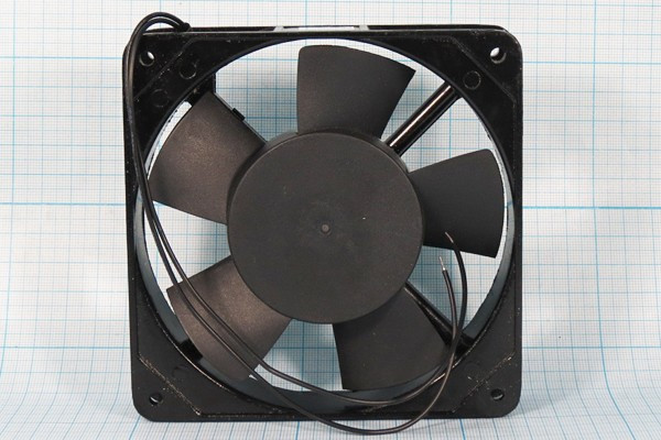 Вентилятор 120x120x25, напряжение 220В, ток 0,08А, выводы 2L, подшипник качения, FSY12025HA2BL