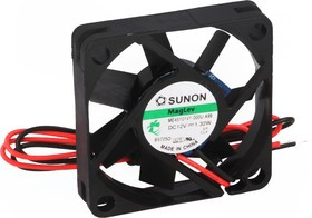 ME45101V1-A99, Вентилятор осевой, 12В DC, 45x45x10мм, подшипник Vapo, 19,9куб.м/ч, 32,5дБА