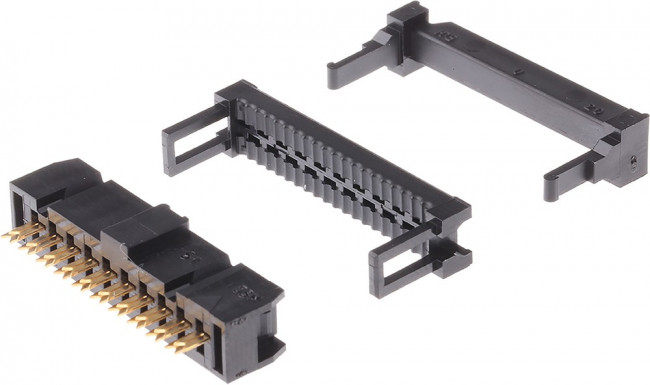 HIF3BA-20D-2.54R, 20-Way IDC Connector Socket for Cable Mount, 2-Row
