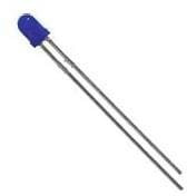 SSL-LX3044USBC, Standard LEDs - Through Hole 3mm Short Lens Blue SSL-LX3044USBC, Standard LEDs - Through Hole 3mm Short Lens Blue