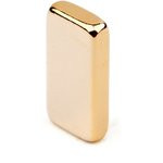 Неодимовый магнит прямоугольник 10х5х2 мм, золотой, 20шт, Forceberg