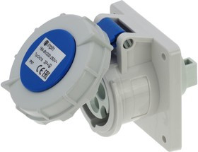 Встраиваемая розетка 16A/230V/1P+N+E/IP67, фланец 75x75 CA218