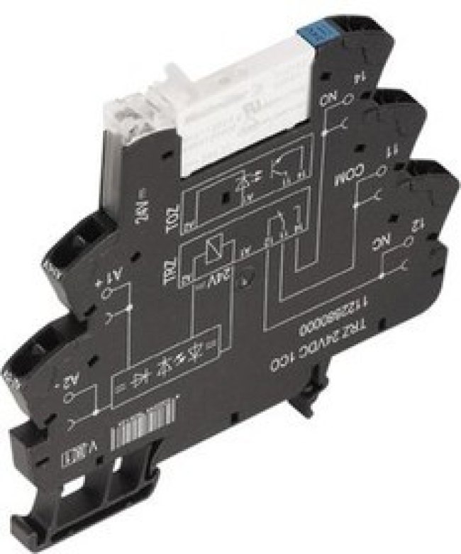 1123120000, Relay Module TERMSERIES 1CO DC 24V 6A Tension Clamp Terminal