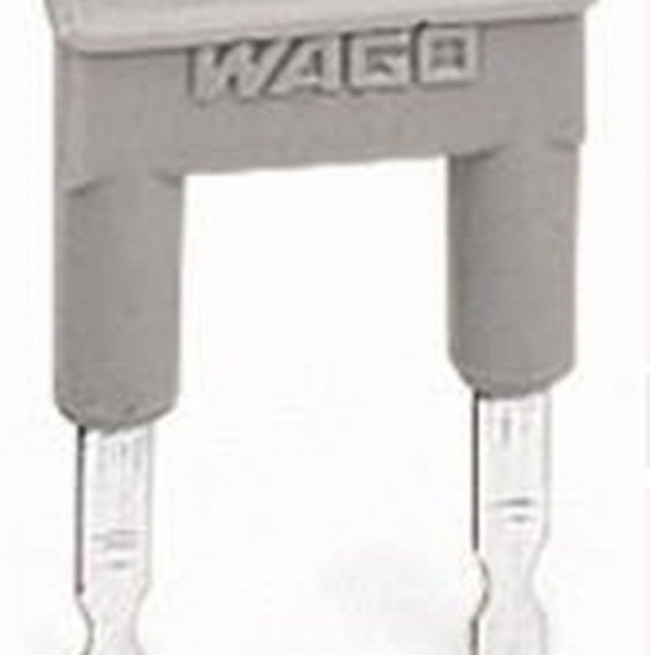 281-492 2-конт. перемычка, ''через один'', изолир., серая