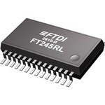 FT245RL-REEL, Преобразователь USB-FIFO реж.Bit Bang EEPRM-1K Ind [SSOP-28]