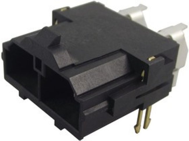 428202233, Conn Wire to Board HDR 2 POS 10mm Solder RA Side Entry Thru-Hole Tube