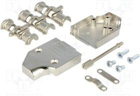 MHDM35-09-K, Корпус: для разъемов D-Sub, D-Sub 9pin, D-Sub HD 15pin, UNC4-40