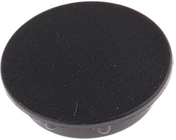 C290-BLK, 29mm Black Potentiometer Knob Cap, C290-BLK