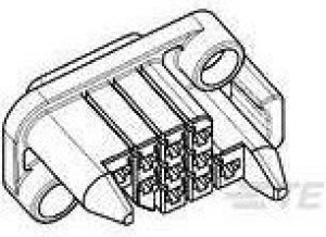 1337363-1, Heavy Duty Power Connectors 10P DRAWER CONN. REC. HSG 1337363-1, Heavy Duty Power Connectors 10P DRAWER CONN. REC. HSG