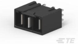 2204585-1, Heavy Duty Power Connectors 3P VERT HEADER PRESS-FIT,T/P