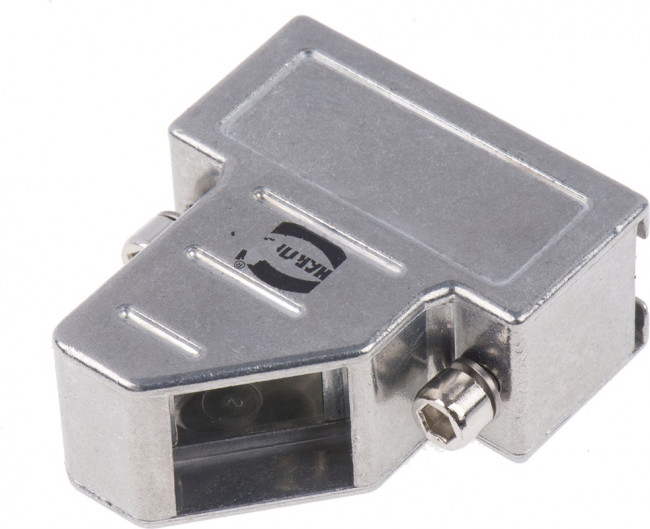 61030012013, Harting D-sub Series Metal Right Angle D Sub Backshell, 9 Way