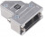 61030012013, Harting D-sub Series Metal Right Angle D Sub Backshell, 9 Way