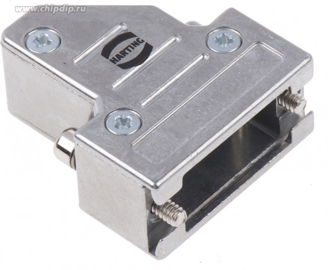 61030012013, Harting D-sub Series Metal Right Angle D Sub Backshell, 9 Way