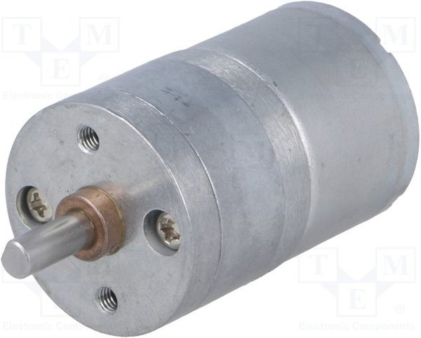 FIT0495-I, Двигатель DC, с редуктором, 2-7,5ВDC, 20 1, Двусторон.вал нет