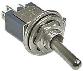 SMTS-102 on-on, Микротумблер SMTS-102, ON-ON, SPDT, 3 А, 250 В, 50 мОм, установочное отверстие 5 мм, 3 контакта