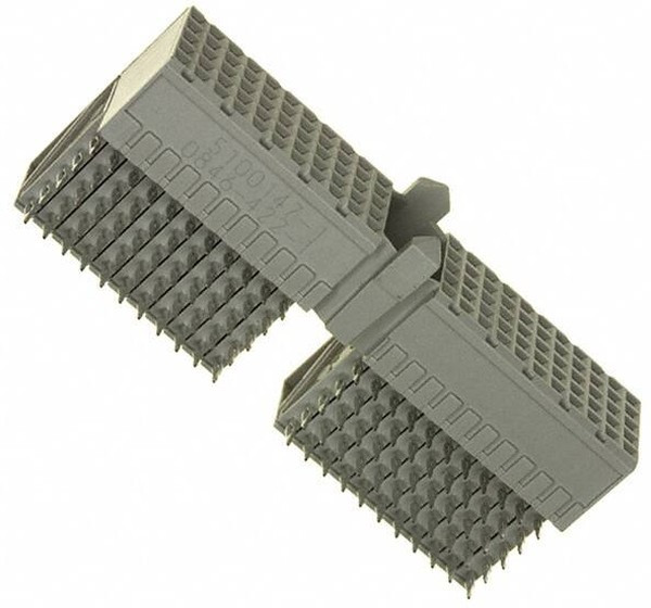 5100147-1, Разъем на плату 110 контактов шаг 2мм угловой монтаж в отверстие туба 5100147-1, Разъем на плату 110 контактов шаг 2мм угловой монтаж в отверстие туба