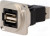 CP30209NM, USB Adapter in XLR Housing, USB-A 2.0 - USB-B 2.0