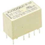 V23079B1203B301, Реле электромагнитное, DPDT, Uобмотки 12ВDC, 0,5A/125ВAC, 5А