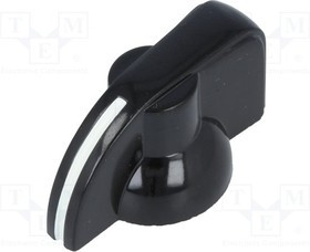 PN-1-6.4, Ручка, с указателем, d19x17мм, винтом, Ось: гладкая