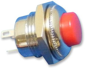 R13-502MC-05-R, Кнопочный переключатель, Серия R13, 12.7 мм, SPDT, Вкл.-(Вкл.), Приподнятый Круглый, Красный R13-502MC-05-R, Кнопочный переключатель, Серия R13, 12.7 мм, SPDT, Вкл.-(Вкл.), Приподнятый Круглый, Красный
