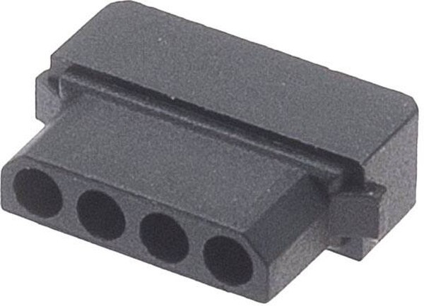 M80-1010498S, Headers &amp; Wire Housings 4 WAY SIL SKT MOULD CRIMP