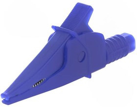 FCR79900L, Зажим "крокодил", 20А, синий, макс.39мм, 1кВ