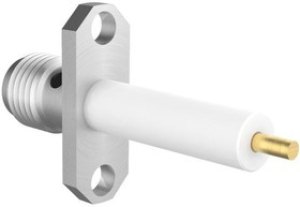901-5PF705590AE, RF Connectors / Coaxial Connectors 2 Hole Flange Pass Epoxy, Post Contact