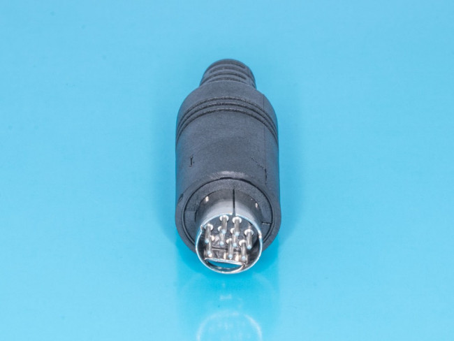 MDN-9M, Вилка mini DIN 9 контактов на кабель