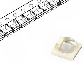PK2N-1LLE, Power LED; UV; 130°; 350mA; ?d: 390?410nm; Pmax: 1W; 3.45x3.44x1.9mm PK2N-1LLE, Power LED; UV; 130°; 350mA; ?d: 390?410nm; Pmax: 1W; 3.45x3.44x1.9mm