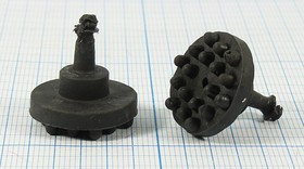 Ножка приборная 21,5x12, резиновая; №1563 ножка прибор 21,5x12\\резин\\