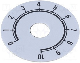 220.101, Шкала, Диапазон: 0 - 10, d41мм, dотв: 10мм, Мат-л: алюминий