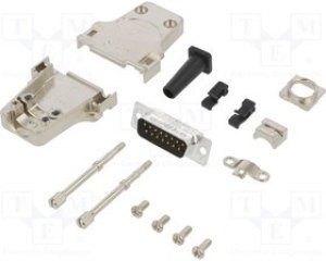 DTZFRG-15MSSL, D-Sub; PIN: 15; male; straight; soldering; for cable; gold flash DTZFRG-15MSSL, D-Sub; PIN: 15; male; straight; soldering; for cable; gold flash