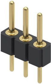 800-10-003-10-001000, Conn Unshrouded Header HDR 3 POS 2.54mm Solder ST Thru-Hole