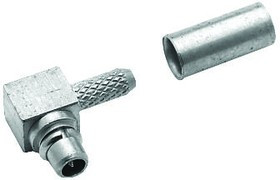 908-NM43200, RF/COAXIAL, MMCX PLUG, R/A, 50 OHM, CRIMP