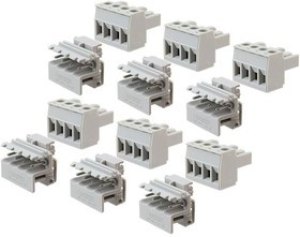 2713764, Board terminal, COMBICON 4 pole 120mm Polyamide Light Grey 2713764, Board terminal, COMBICON 4 pole 120mm Polyamide Light Grey