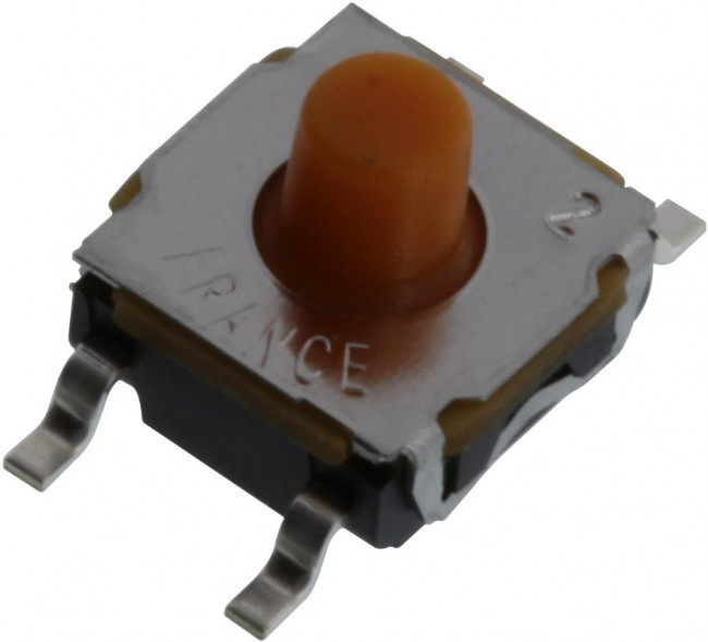 KSC442G 70SH LFS, Switch Tactile N.O. SPST Round Button Gull Wing 0.05A 32VDC 1VA 1000000Cycles 4N SMD T/R KSC442G 70SH LFS, Switch Tactile N.O. SPST Round Button Gull Wing 0.05A 32VDC 1VA 1000000Cycles 4N SMD T/R