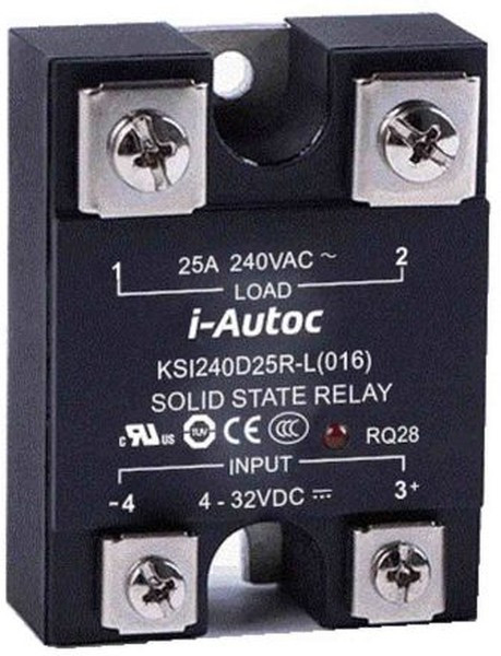 KSI480D25-L, KSI Series Solid State Relay, 25 A Load, Panel Mount, 530 V ac Load, 32 V dc Control