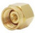 132364, Connector Accessories Male Cap Straight Brass Gold